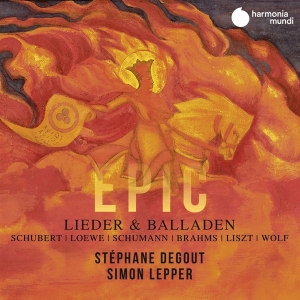 Stephane & Simon Lepper Degout - Epic: Lieder & Balladen i gruppen CD / Klassisk,Annet hos Bengans Skivbutik AB (3793787)