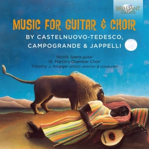 Campogrande Nicola Castelnuovo-Te - Music For Guitar & Choir i gruppen Externt_Lager / Naxoslager hos Bengans Skivbutik AB (3799110)