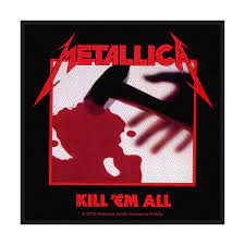 Metallica - Standard patch: Kill 'em all i gruppen MK Export CDON Merch hos Bengans Skivbutik AB (3804870)