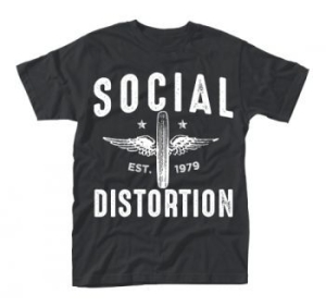 Social Distortion - T/S Winged Wheel (L) i gruppen MERCHANDISE / T-shirt / Pop-Rock hos Bengans Skivbutik AB (3815417)