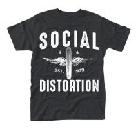 Social Distortion - T/S Winged Wheel (M) i gruppen MERCHANDISE / T-shirt / Pop-Rock hos Bengans Skivbutik AB (3815418)