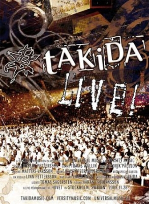 Takida - Live! (DVD) i gruppen Musikkk-DVD & Bluray hos Bengans Skivbutik AB (3815470)