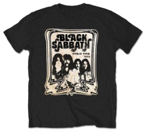 Black Sabbath - T-shirt World Tour 78 Cream T Shirt: i gruppen Merch T-shirts / Classic Tours hos Bengans Skivbutik AB (3821461)