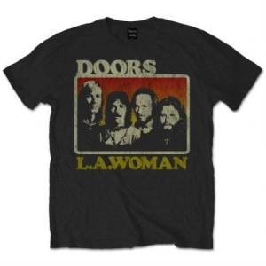 The Doors - La Woman Uni Bl i gruppen MERCH / T-Shirt / Rockoff_Nya April24 hos Bengans Skivbutik AB (3826819r)