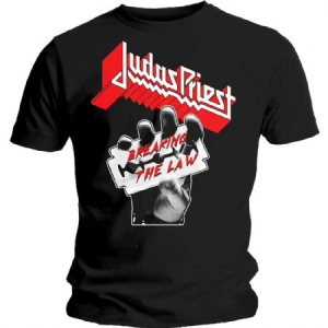 Judas Priest - Breaking The Law (Men Black) i gruppen Merch T-shirts / T-shirt Kampanje hos Bengans Skivbutik AB (3827633)