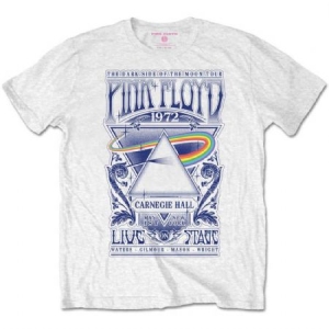 Pink Floyd - T-shirt - Carnegie Hall Poster (Retail Pack) (Kids White) (5-6 år) i gruppen Minishops / Pink Floyd hos Bengans Skivbutik AB (3828206)