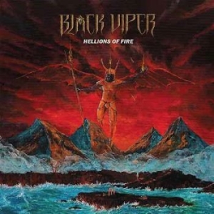 Black Viper - Hellions Of Fire (Red/Yellow Vinyl i gruppen VINYL / Metal/ Heavy metal hos Bengans Skivbutik AB (3832632)