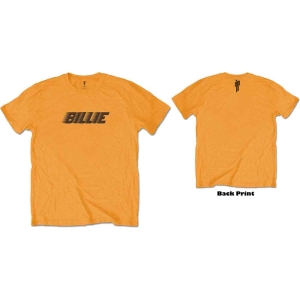 Billie Eilish - Racer Logo & Blohsh Uni Orange i gruppen MERCH / T-Shirt / Rockoff_Nya April24 hos Bengans Skivbutik AB (3833972r)