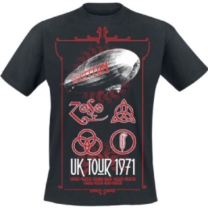 Led Zeppelin - Led Zeppelin Unisex Tee: UK Tour '71. i gruppen Merch T-shirts / Classic Tours hos Bengans Skivbutik AB (3834091r)