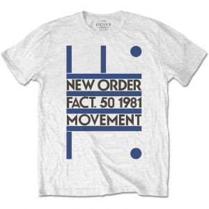 New Order -  New Order Unisex Tee: Movement (S) i gruppen CDON - Exporterade Artiklar_Manuellt / T-shirts_CDON_Exporterade hos Bengans Skivbutik AB (3834108)