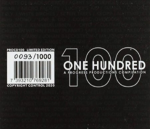 Various Artists - One Hundred - A Progress Production i gruppen CD / Elektroniskt,Pop-Rock,Svensk Musikkk hos Bengans Skivbutik AB (3840304)