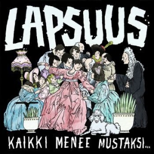 Lapsuus - Kaikki Menee Mustaksi (White Vinyl) i gruppen VINYL / Finsk Musikkk,Pop-Rock hos Bengans Skivbutik AB (3840744)