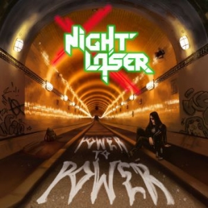 Night Laser - Power To Power (Colored Vinyl) i gruppen VINYL / Metal hos Bengans Skivbutik AB (3843856)