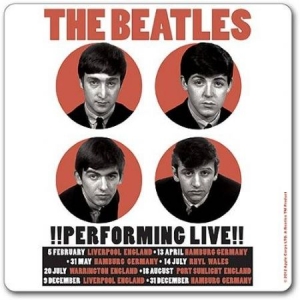 The Beatles - Performing Live Individual Cork Coaster i gruppen MERCHANDISE / Merch / Pop-Rock hos Bengans Skivbutik AB (3862830)