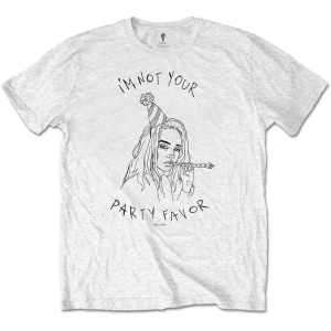 Billie Eilish - Party Favor Uni Wht i gruppen MERCHANDISE / T-shirt / Pop-Rock hos Bengans Skivbutik AB (3865153)