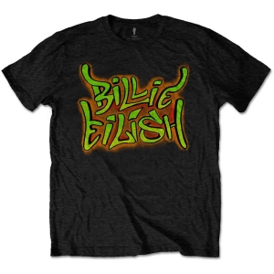 Billie Eilish - Graffiti Uni Bl i gruppen MERCH / T-Shirt / Rockoff_Nya April24 hos Bengans Skivbutik AB (3867557r)