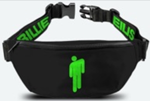 Billie Eilish - Bumbag Black - Bad Guy i gruppen Minishops / Billie Eilish hos Bengans Skivbutik AB (3868075)