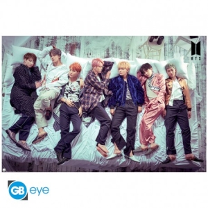 BTS - Group Bed Poster 91,5x61 i gruppen MERCHANDISE / Merch / K-Pop hos Bengans Skivbutik AB (3870632)