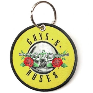 Guns N' Roses - Guns N' Roses Keychain: Classic Circle Logo (Double Sided Patch) i gruppen MERCH hos Bengans Skivbutik AB (3880844)