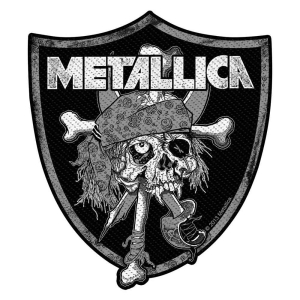 Metallica - Raiders Skull Standard Patch i gruppen MERCHANDISE / Merch / Metal hos Bengans Skivbutik AB (3880861)