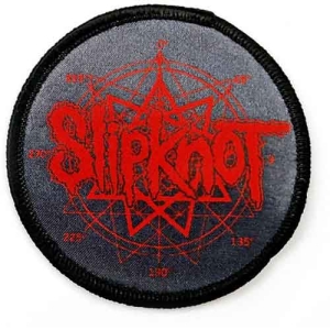 Slipknot - Logo & Nonagram Printed Patch i gruppen MERCHANDISE / Merch / Metal hos Bengans Skivbutik AB (3880863)