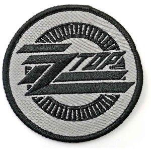 Zz Top - Circle Logo Woven Patch i gruppen MERCHANDISE / Merch / Metal hos Bengans Skivbutik AB (3880868)