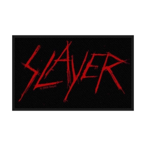 Slayer - Scratched Logo Standard Patch i gruppen MERCHANDISE / Merch / Metal hos Bengans Skivbutik AB (3881347)