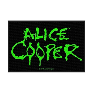 Alice Cooper - Logo Standard Patch i gruppen MERCHANDISE / Merch / Metal hos Bengans Skivbutik AB (3881353)