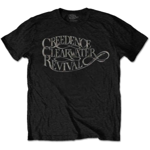 Creedence Clearwater Revival - Vintage Logo Uni Bl i gruppen MERCHANDISE / T-shirt / Pop-Rock hos Bengans Skivbutik AB (3881406r)