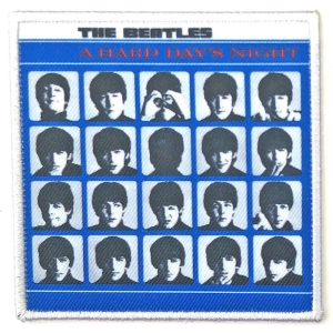 The Beatles - A Hard Day's Night Woven Patch i gruppen MERCHANDISE / Accessoarer / Pop-Rock hos Bengans Skivbutik AB (3881742)