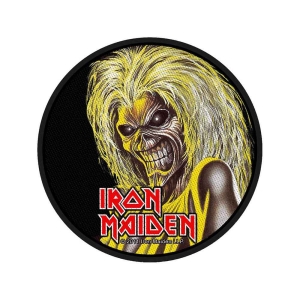 Iron Maiden - Killers Face Retail Packaged Patch i gruppen MERCHANDISE / Merch / Metal hos Bengans Skivbutik AB (3882136)