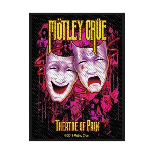 Motley Crue - Theatre Of Pain Standard Patch i gruppen MERCHANDISE / Merch / Metal hos Bengans Skivbutik AB (3882158)