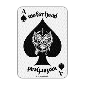 Motorhead - Ace Of Spades Card Standard Patch i gruppen MERCHANDISE / Merch / Metal hos Bengans Skivbutik AB (3882160)