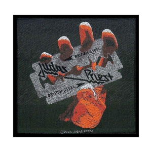 Judas Priest - British Steel Standard Patch i gruppen MERCHANDISE / Merch / Metal hos Bengans Skivbutik AB (3882165)