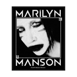 Marilyn Manson - Villain Standard Patch i gruppen MERCHANDISE / Merch / Metal hos Bengans Skivbutik AB (3882168)