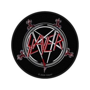 Slayer - Pentagram Standard Patch i gruppen MERCHANDISE / Merch / Metal hos Bengans Skivbutik AB (3882170)