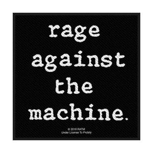 Rage Against The Machine - Logo Standard Patch i gruppen MERCHANDISE / Merch / Metal hos Bengans Skivbutik AB (3882191)