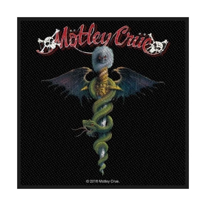 Motley Crue - Dr Feelgood Standard Patch i gruppen MERCHANDISE / Merch / Metal hos Bengans Skivbutik AB (3882194)