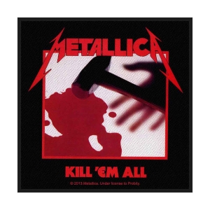 Metallica - Kill Em All Standard Patch i gruppen MERCHANDISE / Merch / Metal hos Bengans Skivbutik AB (3882198)