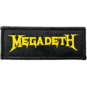 Megadeth - Logo Woven Patch i gruppen MERCHANDISE / Merch / Metal hos Bengans Skivbutik AB (3882211)