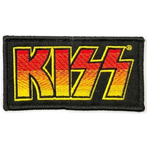 Kiss - Classic Logo Woven Patch i gruppen MERCHANDISE / Merch / Metal hos Bengans Skivbutik AB (3882212)