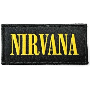 Nirvana - Logo Woven Patch i gruppen MERCHANDISE / Merch / Metal hos Bengans Skivbutik AB (3882214)