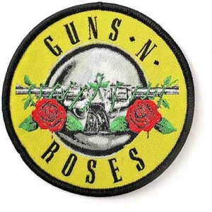 Guns N Roses - Classic Circle Logo Woven Patch i gruppen MERCHANDISE / Merch / Metal hos Bengans Skivbutik AB (3882221)