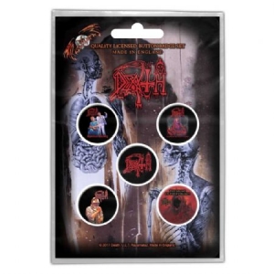 Death - BUTTON BADGE PACK: ALBUMS (RETAIL PACK) i gruppen MK Export CDON Merch hos Bengans Skivbutik AB (3882362)