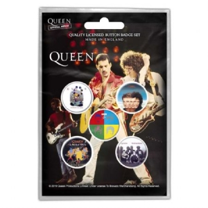 Queen - BUTTON BADGE PACK: LATER ALBUMS (RETAIL PACK) i gruppen CDON - Exporterade Artiklar_Manuellt / Merch_CDON_exporterade hos Bengans Skivbutik AB (3882364)