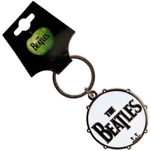 The Beatles - Drum Logo Keychain i gruppen MERCHANDISE / Accessoarer / Pop-Rock hos Bengans Skivbutik AB (3882384)