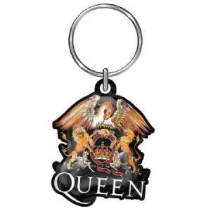 Queen - Keychain: Crest (Die-cast Relief) i gruppen Minishops / Queen hos Bengans Skivbutik AB (3882429)