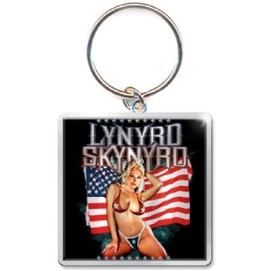 Lynyrd Skynyrd - Keychain: American Flag (Photo-print) i gruppen MK Export CDON Merch hos Bengans Skivbutik AB (3882431)