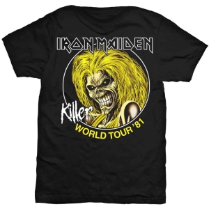 Iron Maiden - Killers World Tour 81 Uni Bl i gruppen MERCH / T-Shirt / Sommar T-shirt 23 hos Bengans Skivbutik AB (3907242r)