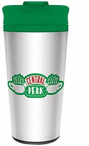 Friends - Metal Travel Mug - Central Per i gruppen MERCHANDISE / Merch / Film-Musikkkal hos Bengans Skivbutik AB (3913279)